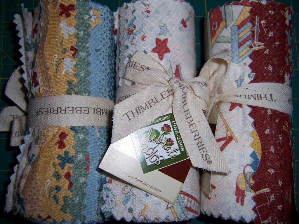 18pc RJR Fabric ~ PLAY DATE ~ Thimbleberries Fabric Jelly Roll