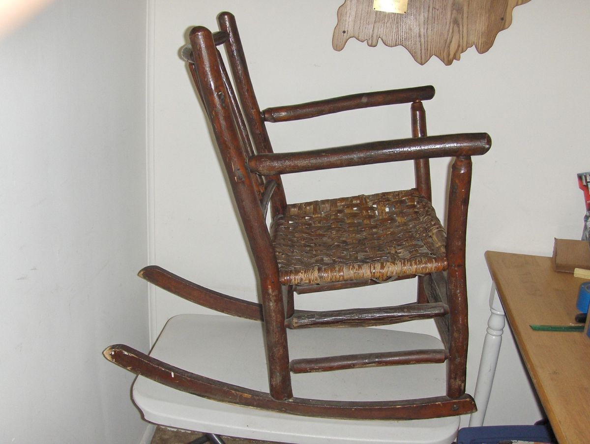 VINTAGE 30 MARTINSVILLE, IN. OLD HICKORY ROCKER