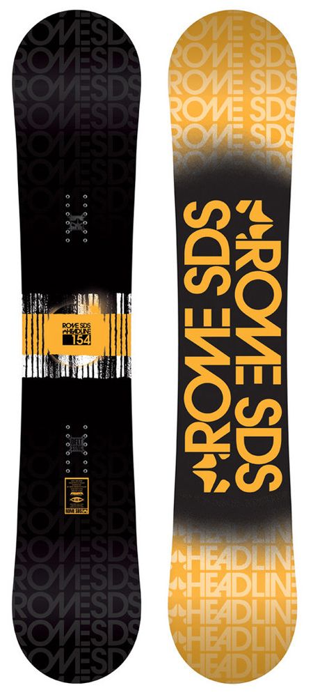Brand New in Plastic 2012 Rome SDS Headline Snowboard 154CM Camber