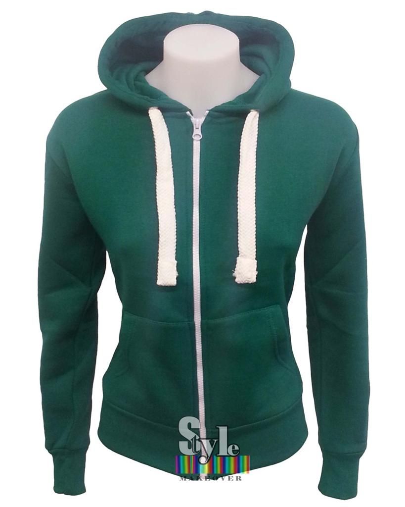  Hoody Hooded Vest Sweater Jumper Top Sweatshirt Zipper Hoodies