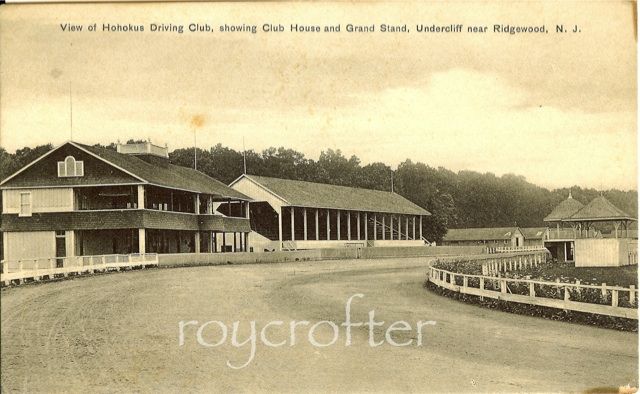 Racetrack, Driving Club, Ho Ho Kus, NJ, 8 x 10 Matted Print of 1920