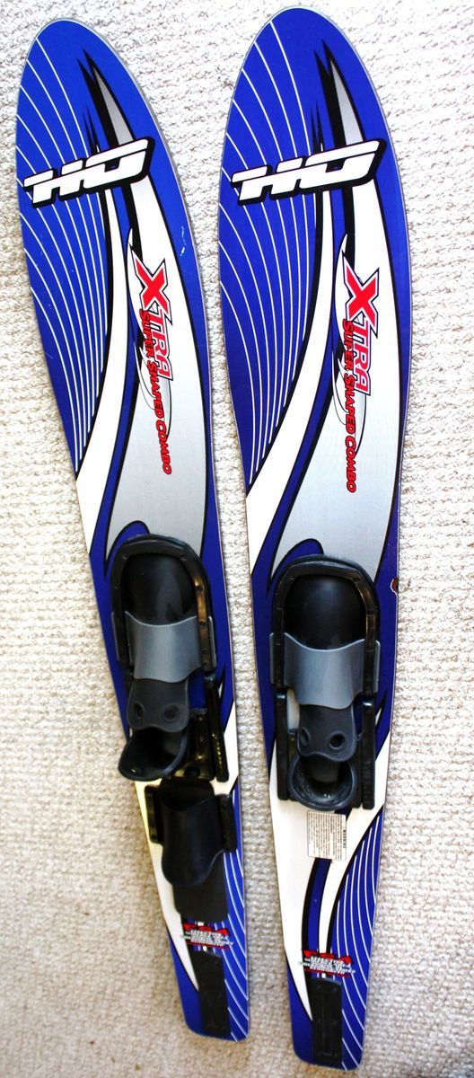 HO XTRA SUPER SHAPED COMBO WATER SKI ADJUSTABLE BINDING ESA 900 SQ IN