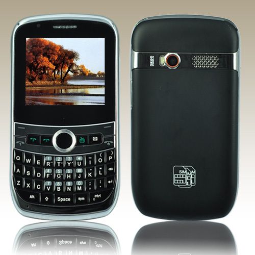  Tri Sim Qwerty Keyboard TV Mobile Cell Phone ATT GSM Network Q5I B