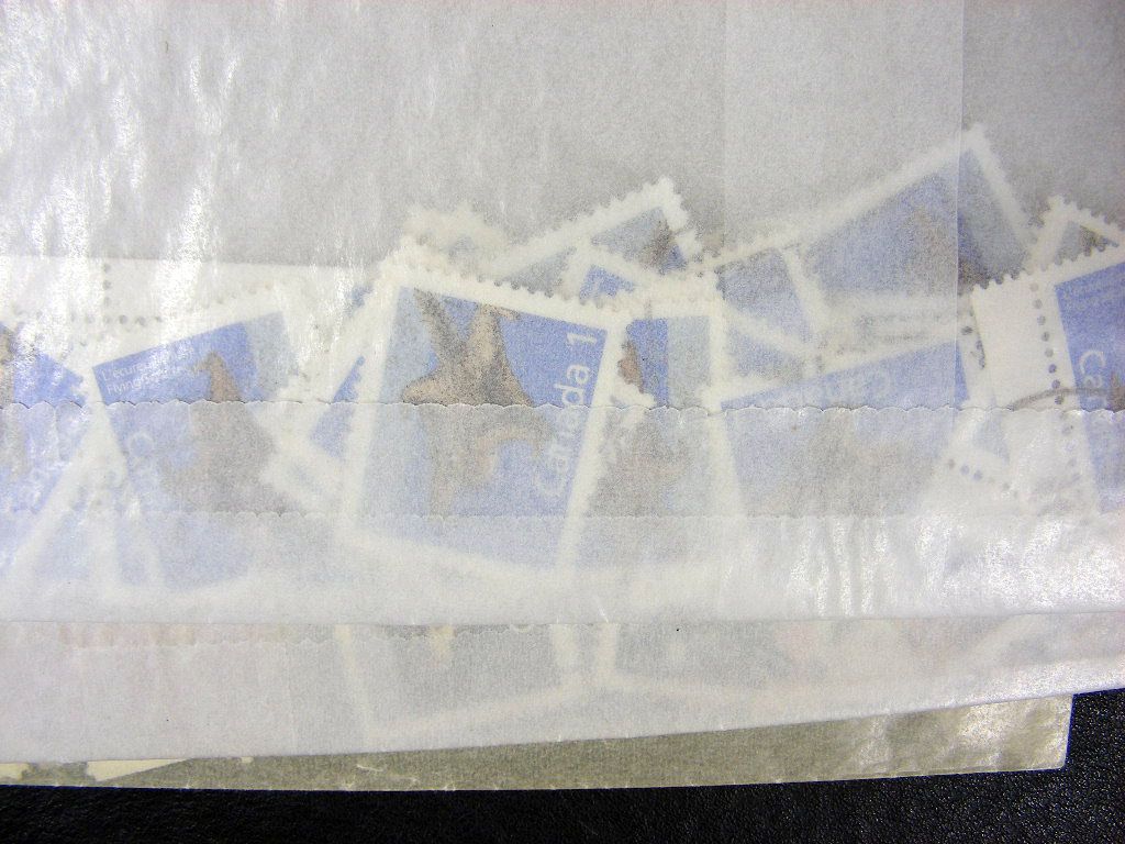 Canada 2800 Stamps Used Unused on Stock Pages in Glassines Clean G2345