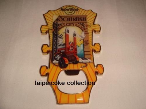 Hard Rock HO Chi Minh Guitar Head Bottle Opener Magnet