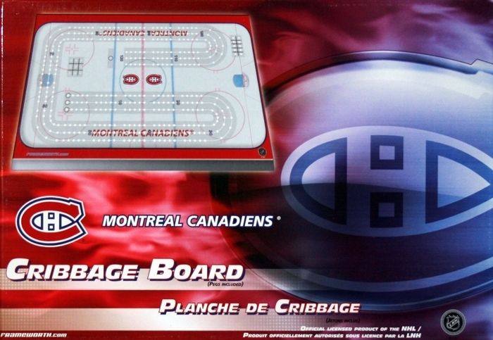  Cribbage Game Habs Rink Shaped Cribbage Free Team Cards