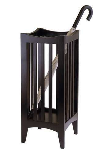  Winsome Portland Umbrella Stand in Cappuccino