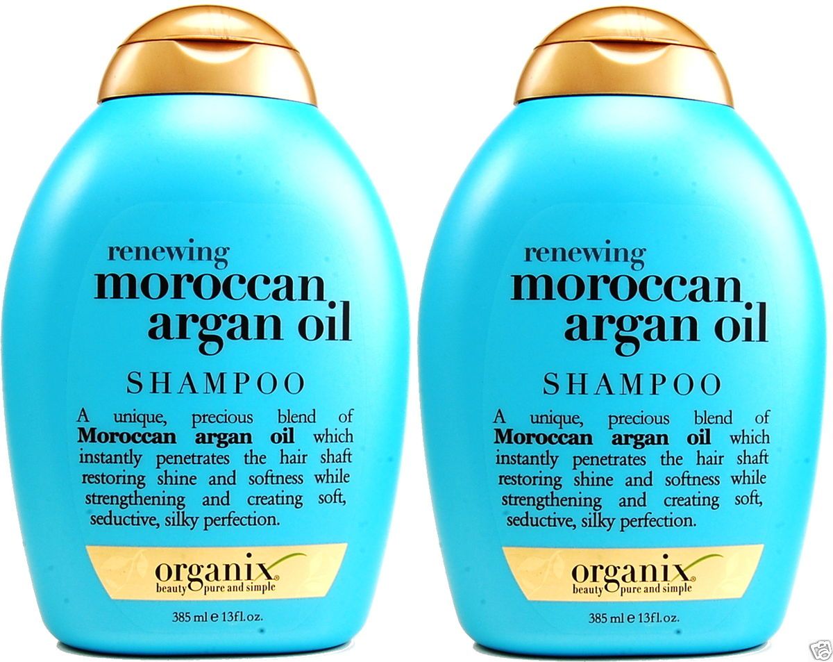 Lot 2 Organix Renewing Moroccan Argan Oil Shampoo 385ml 13 oz Each