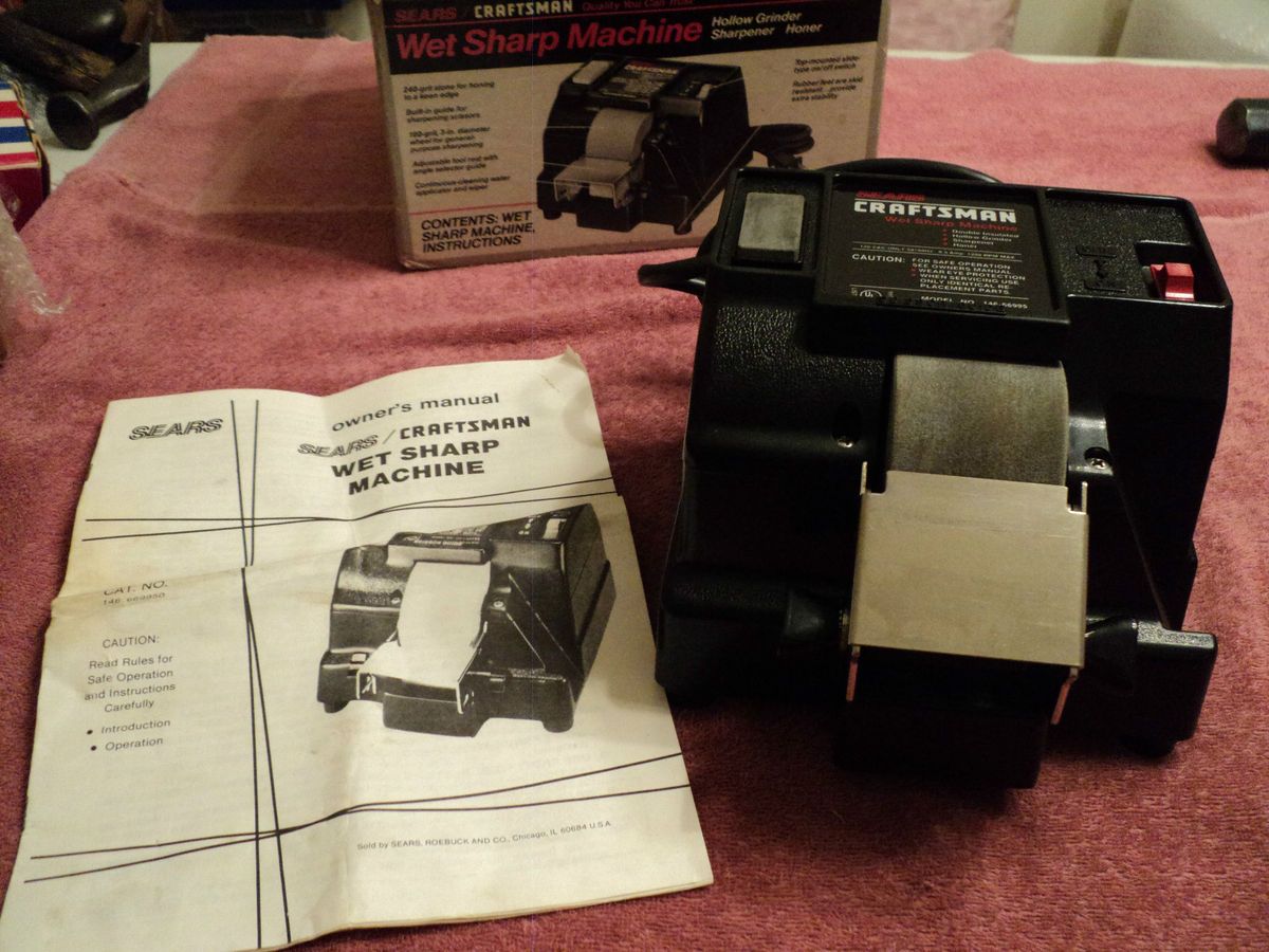 Craftsman Electric Wet Sharp Machine Sharpener Honing / Hone /Grinder