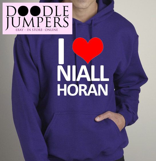 Love Heart Niall Horan One Direction Hoodie Hoody Girls UK Seller