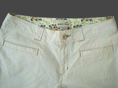 Womens Horny Toad Straight Boot Pants White Cream 4