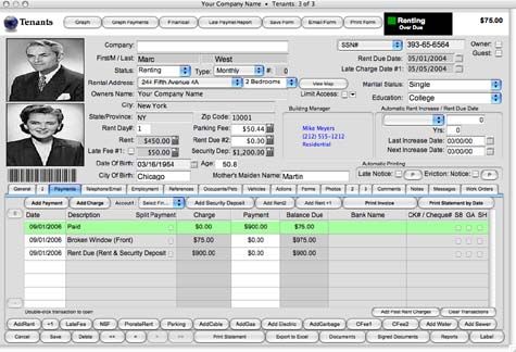 Landlord Report Rental Property Management Software