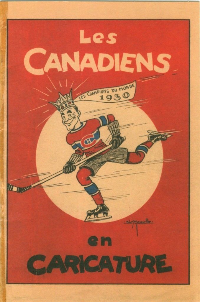  Caricature Book Howie Morenz Joliat Cecil Hart Replica