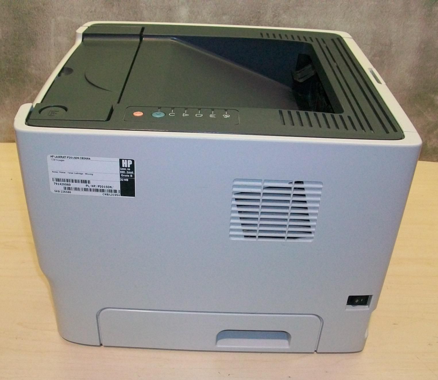 manufacturer hp model laserjet p2015dn cb368a ram 32 mb page