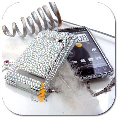 Bling Skin Case Crystal HTC EVO 4G Sprint EVO4G