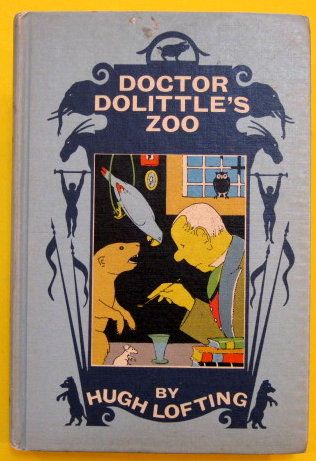  Zoo Vintage Blue Pictorial Hugh Lofting 1960s VG HB Dr Series