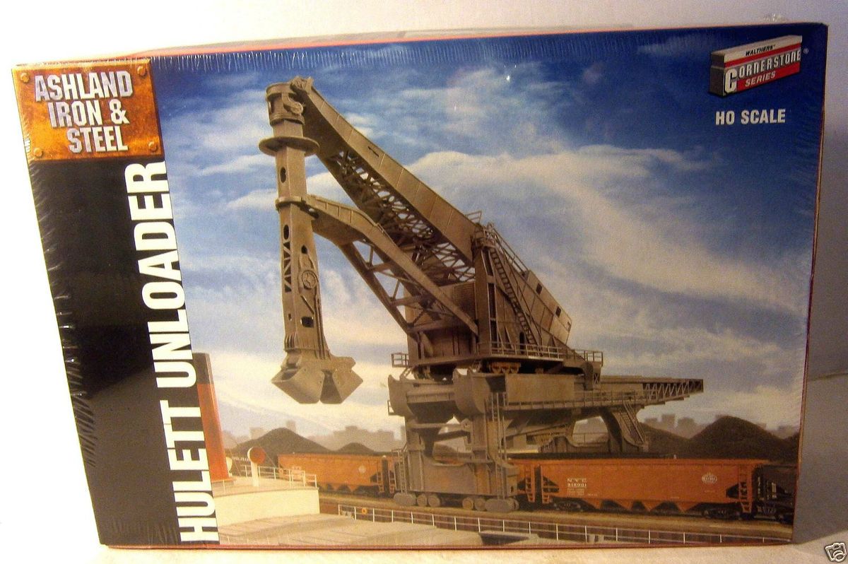  Walthers CornerStone Ashland Iron Steel Hulett Unloader Kit NIB