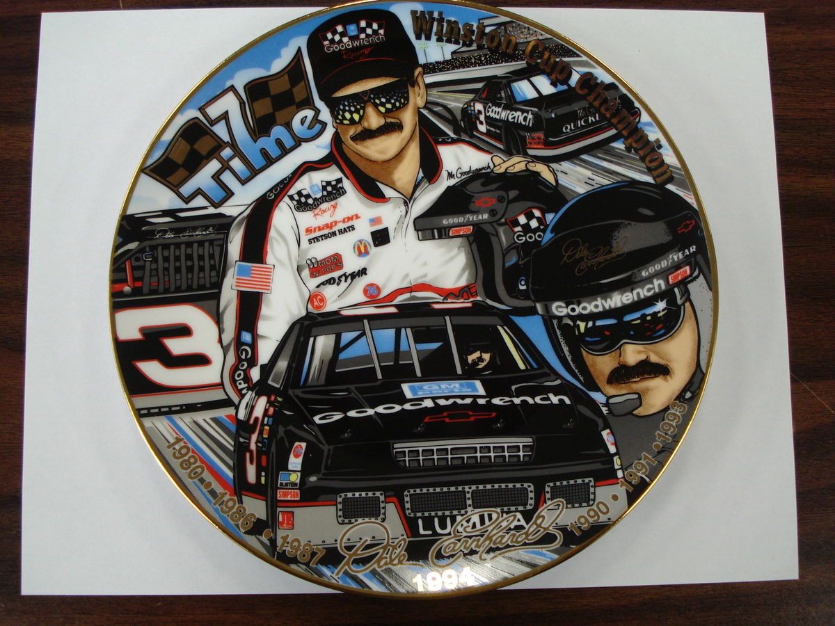 Hunter Manufacturing Dale Earnhardt Commemorative Motorsports Plate