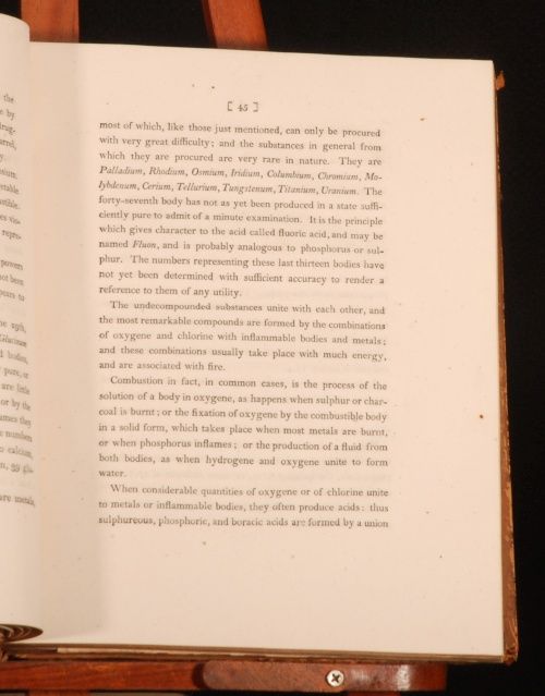 1813 Elements of Agricultural Chemistry by Davy Quarto