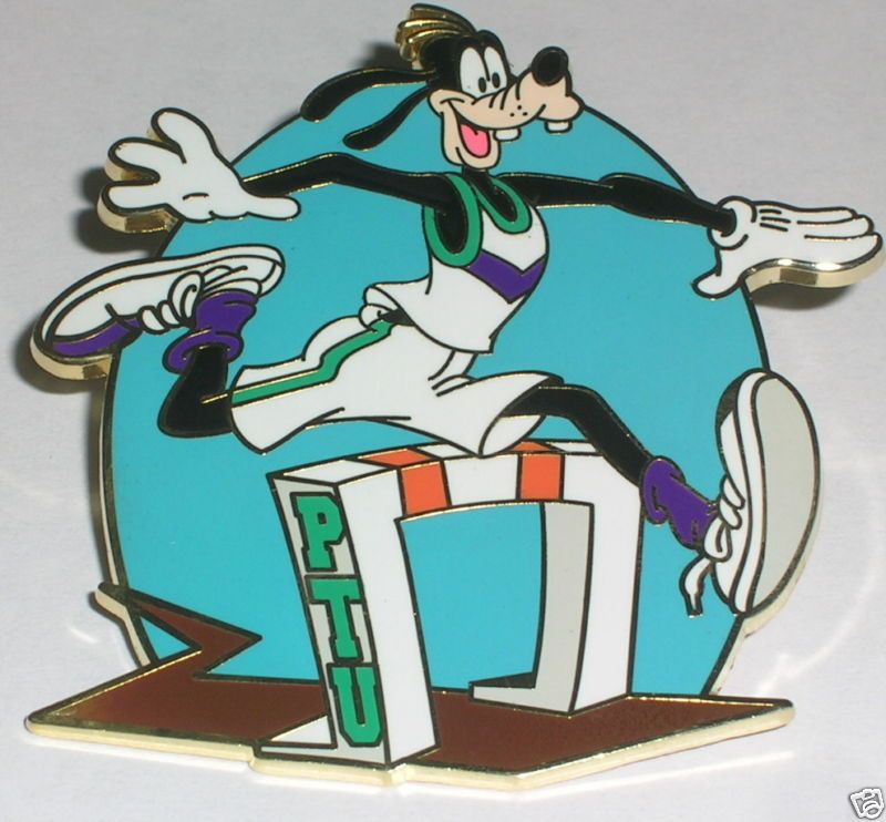 GOOFY * TRACK Hurdles Running Sports Mystery Olympics PTU Disney Event