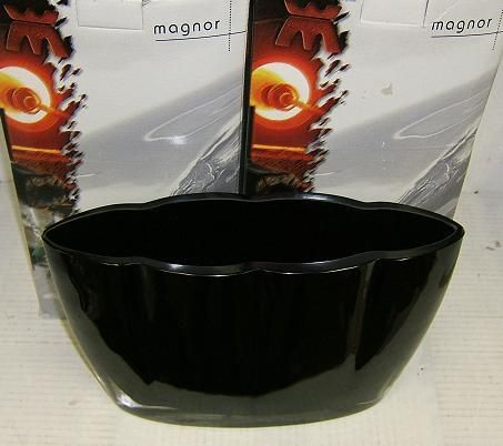 Magnor Glassverk Ibsen Black Vase New 