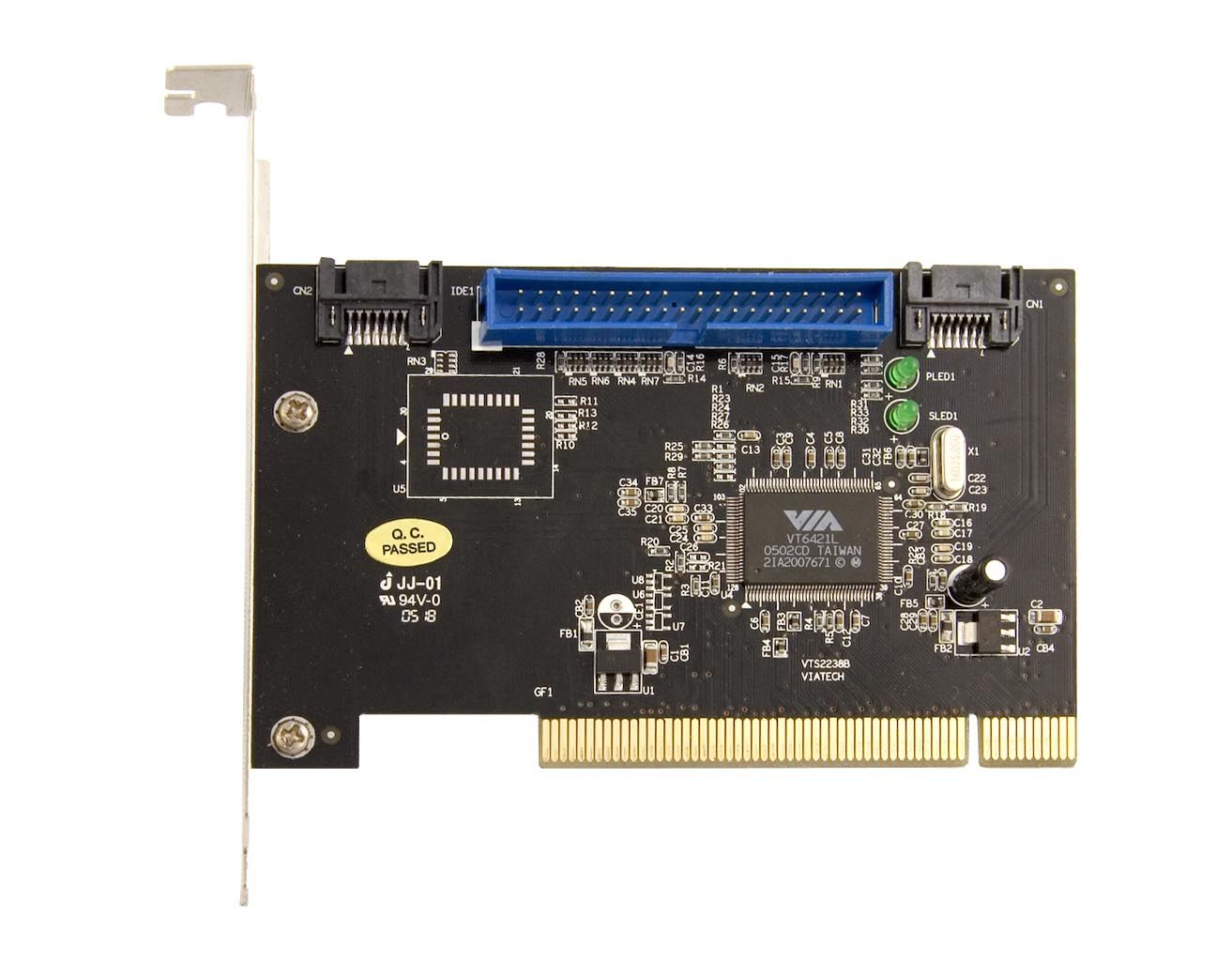 IDE 2 SATA Ports PCI Controller Card for Old PC Serial ATA HD Via