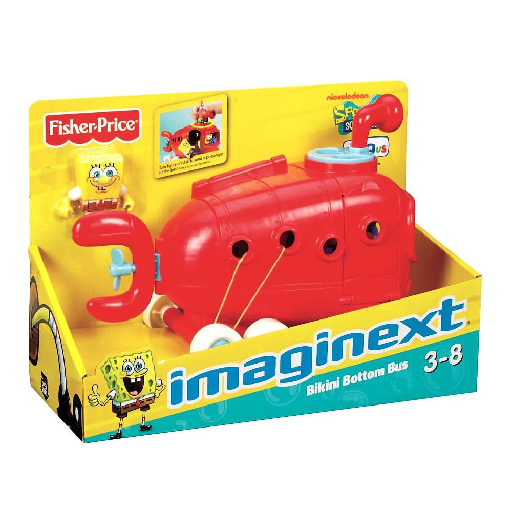 Fisher Price Imaginext Spongebob Vehicle Bus