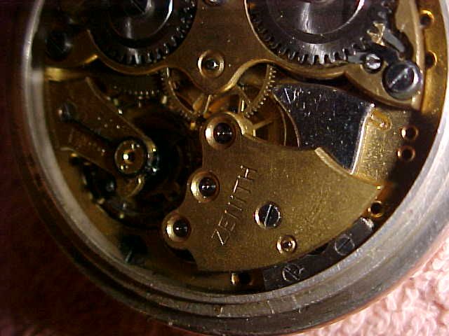 1914 Zenith Sterling Pocket  Alarm  Gandhis Watch