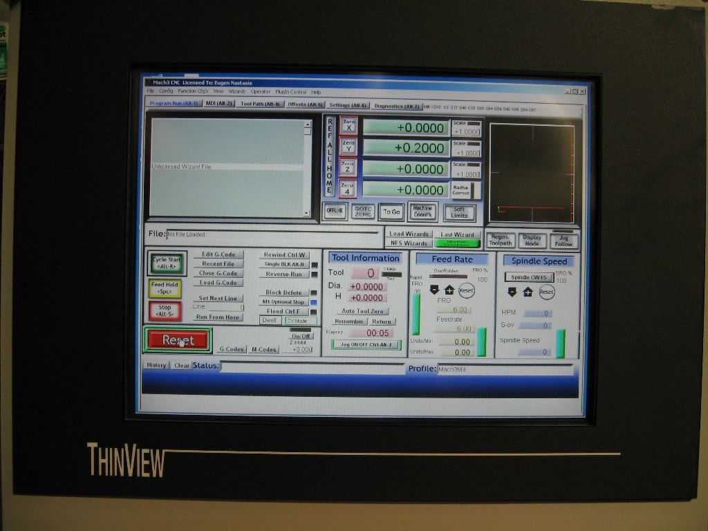 Computer Dynamics Thin View Industrial 15 Touch Screen Monitor