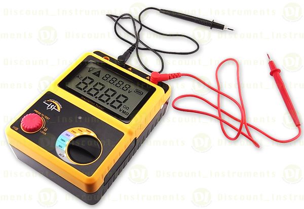 Professional Digital Voltage Insulation Tester Simultaneous dual