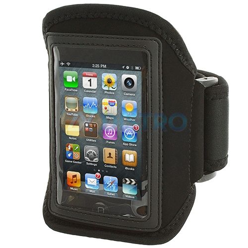 New Black Running Sports Gym Armband for iPod Touch 4th Generation 4G