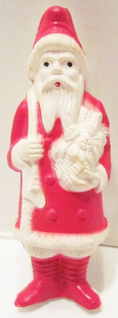 Santa Claus Celluloid Christmas Figure by Irwin 1940S