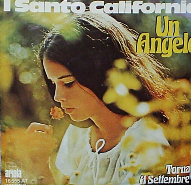 Santo CaliforniaUn AngeloItalian Pop EX EX 74 Ger