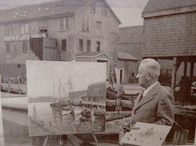  Massachusetts  Old Gloucester Harbor  Ivar John Matheson