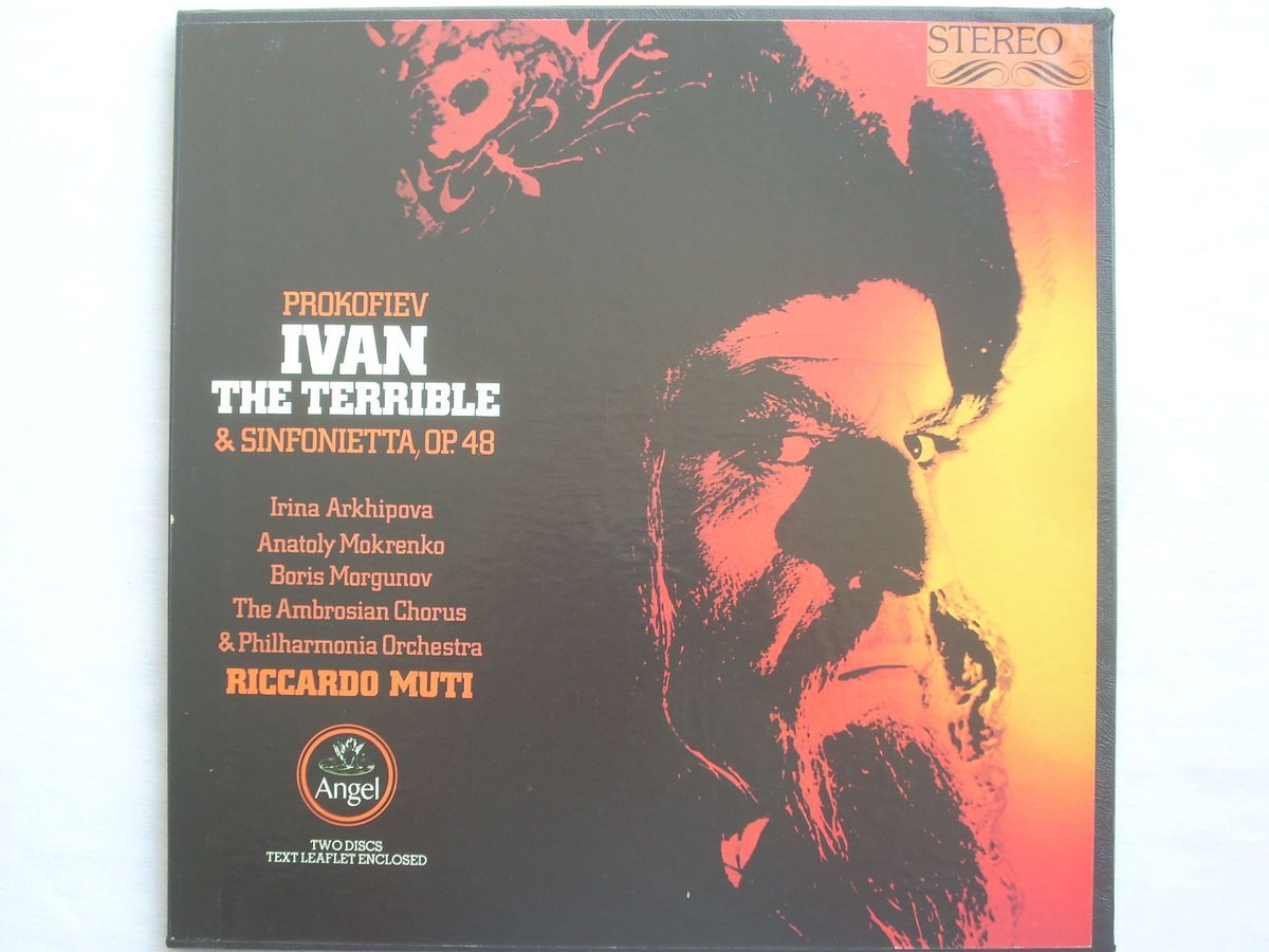 Riccardo Muti Prokofiev Ivan The Terrible Arkhipova SB 3851 2 LP Box