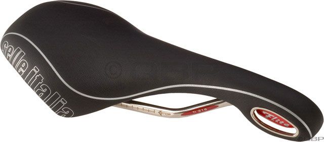 2012 Selle Italia Flite TI Saddle Black New