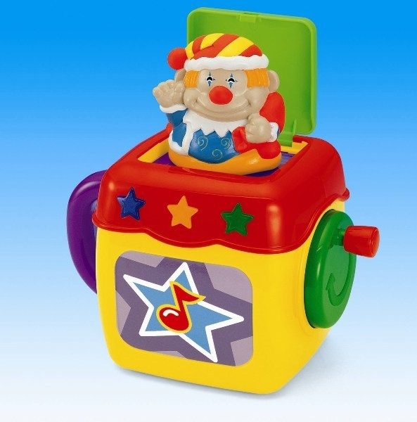Megcos Toys Musical Clown Jack in The Box Brand New