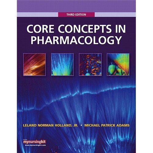 New Core Concepts in Pharmacology Holland Leland