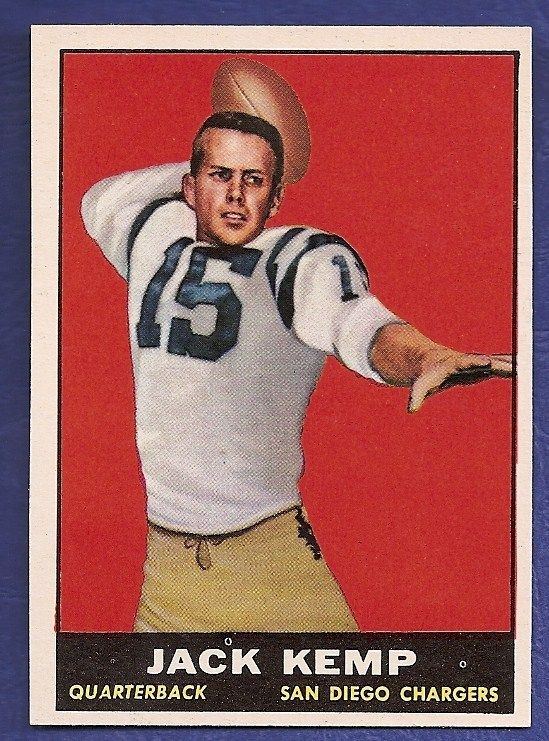 1961 Topps 166 Jack Kemp Pristine