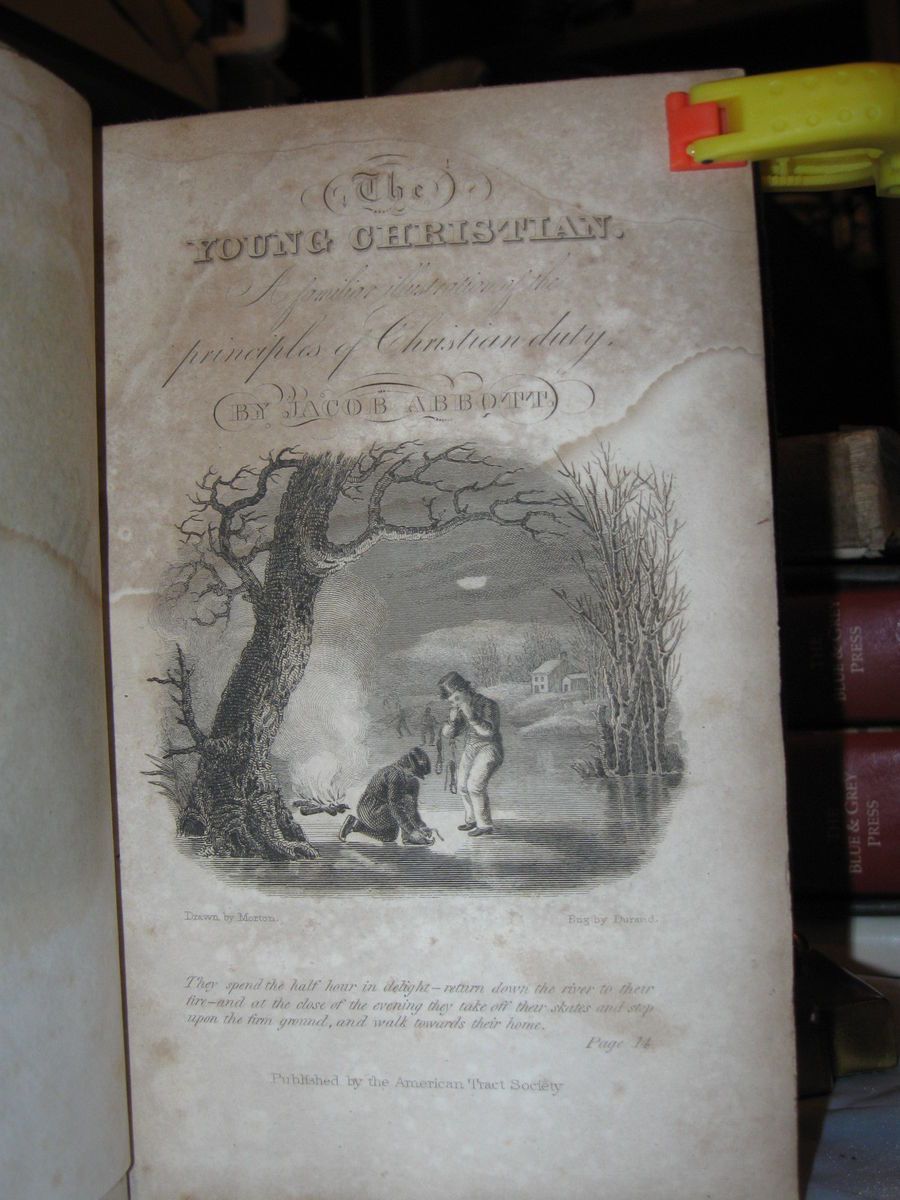  Christian Principles of Christian Duty by Jacob Abbott 1832