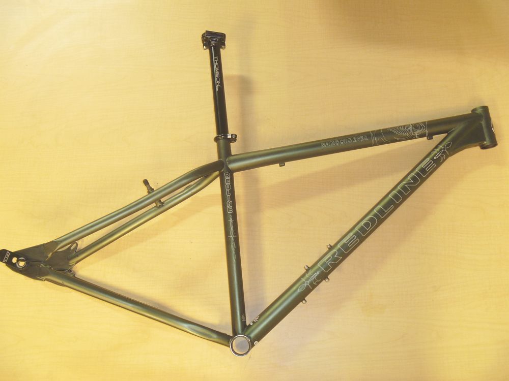 Redline Monocog 29er Singlespeed Frame 17 w Thomson Seatpost