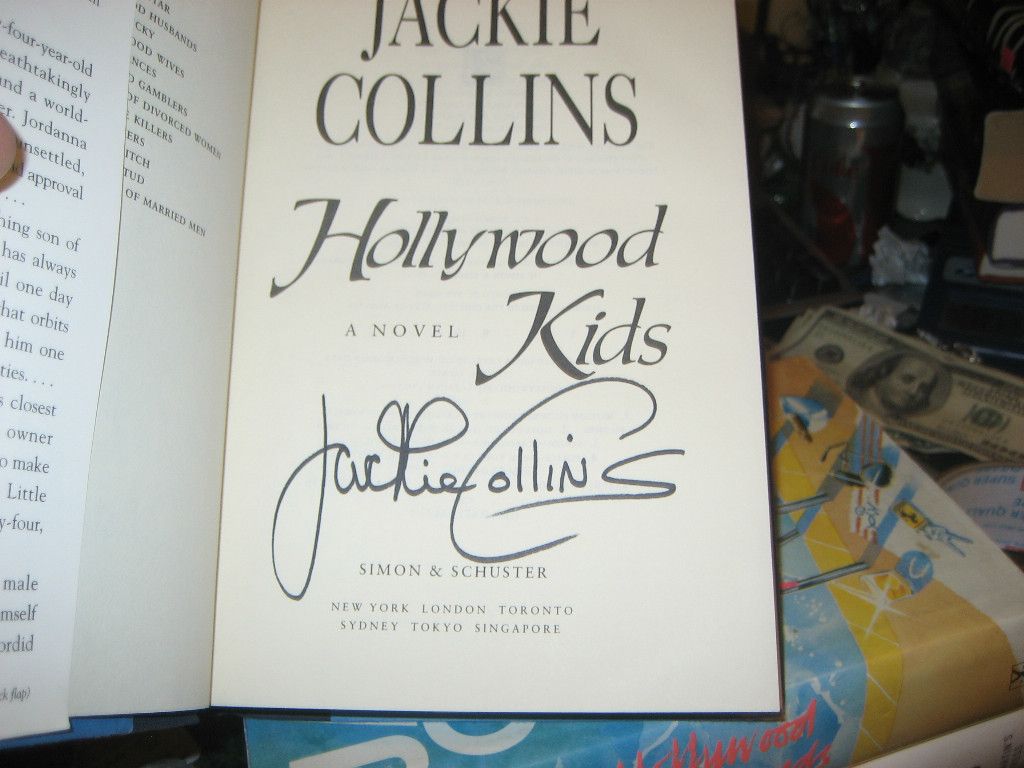 Hollywood Kids Signed by Jackie Collins 1st 1st 1994 Hardcover
