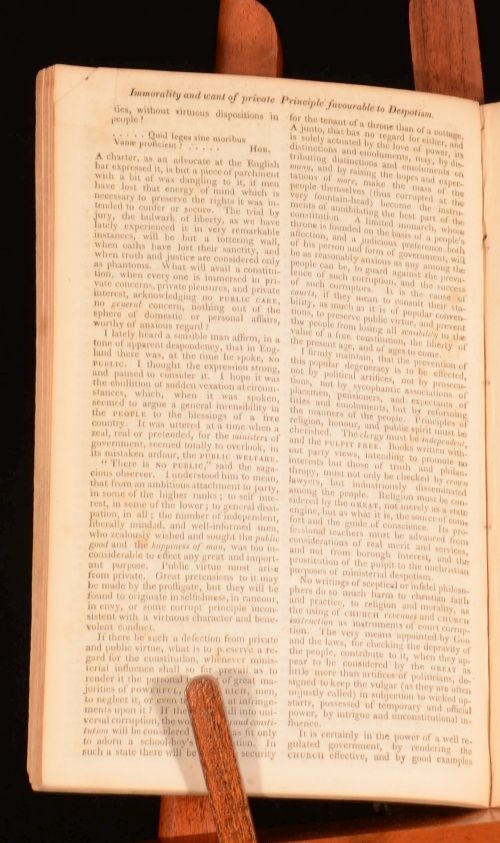 1821 The Spirit of Despotism William Hone Vicesimus Knox Satire