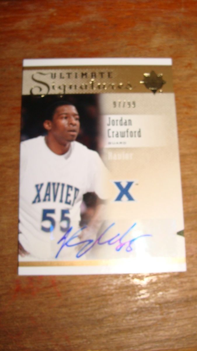 Jordan Crawford 2010 11 UD Ultimate Rookie Signatures AUTO RC/99 **HOT