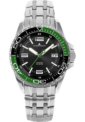 Jacques LeMans 1353E Mens Liverpool Diver Automatic S