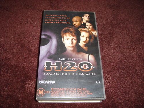 Halloween H20 Jamie Lee Curtis VHS Video