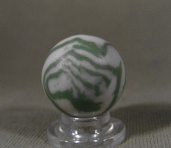  old handmade Variegated Clay Lined Crockery Marbles known as Jaspers