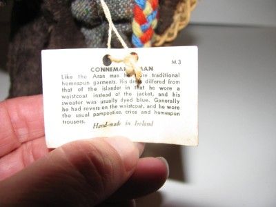 Vintage Jay Dublin Connemara Man Handmade Doll Ireland