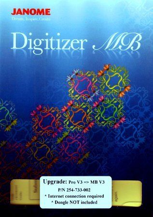 Janome Digitizer Pro to MB Embroidery Software Upgrade