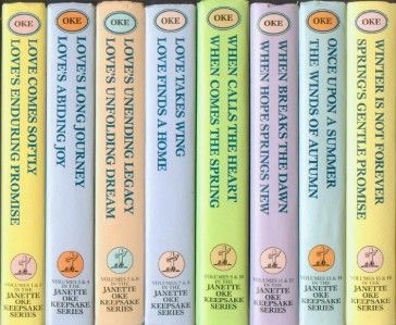 Janette Oke HC Book Lot of 16 Complete 2 in 1 Keepsake Series